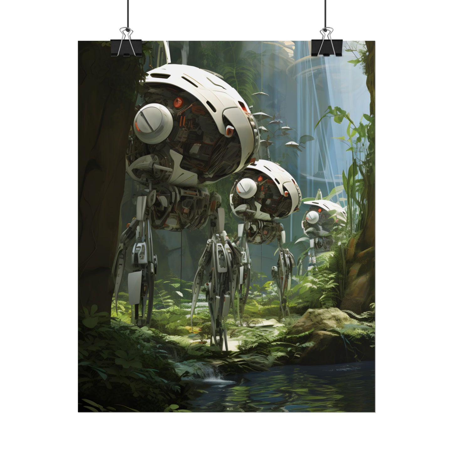 A haven for wildlife, powered by artificial intelligence - Robotic Sanctuary - Poster