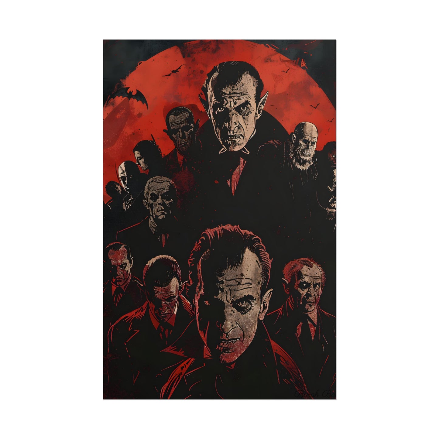 Mischievous Vampires: A Charismatic Leader's Nightly Revelry - Poster