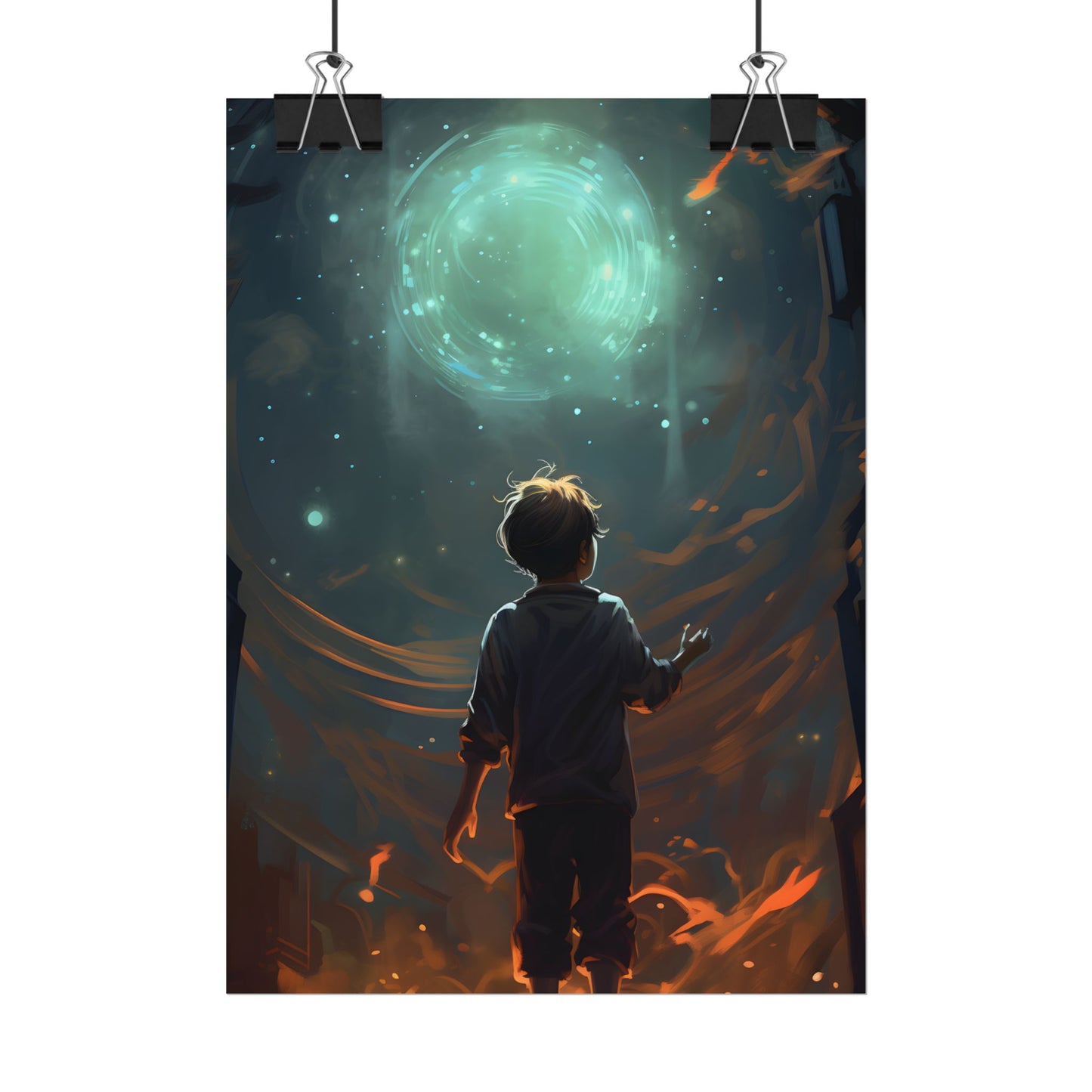 Mobile Life: A Moment in Time - Digital Art - Poster