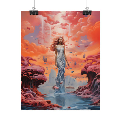 Immersive Dreamscape: A Surreal Journey through Psychedelic Art - Poster