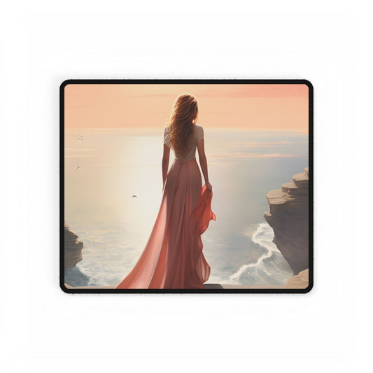 Studio Reflections: Moody Indoor Landscape - Desk Mat