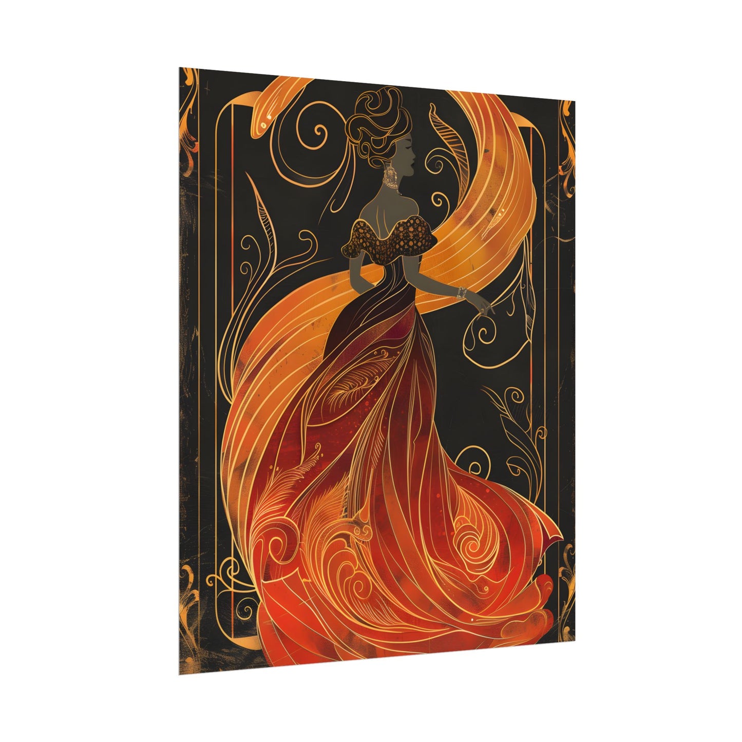 Vintage Art Nouveau Elegant Poster: Batch 1 2024 - Poster