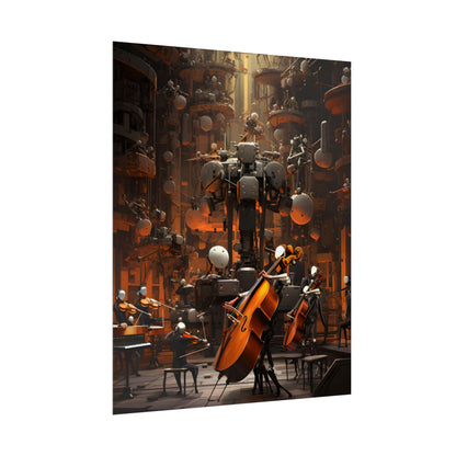 6 Sentient Robot Musicians: A Symphony of Artistic Expression - Poster