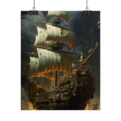 Swashbuckling Time-Traveling Pirate Crew: Artwork - Poster