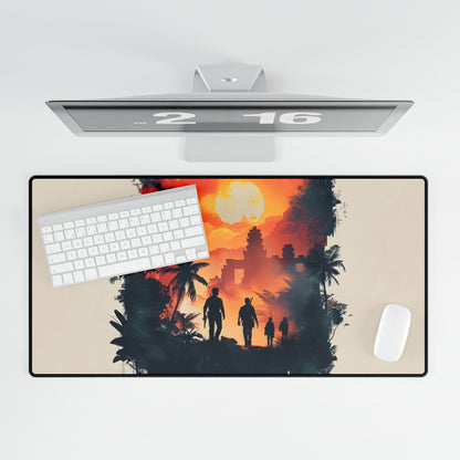 Nathan Drake's Adventure: Minimalist Illustration - Desk Mat