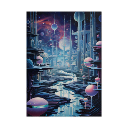 Celestial Art Gallery: Modern Architectural Design - Poster