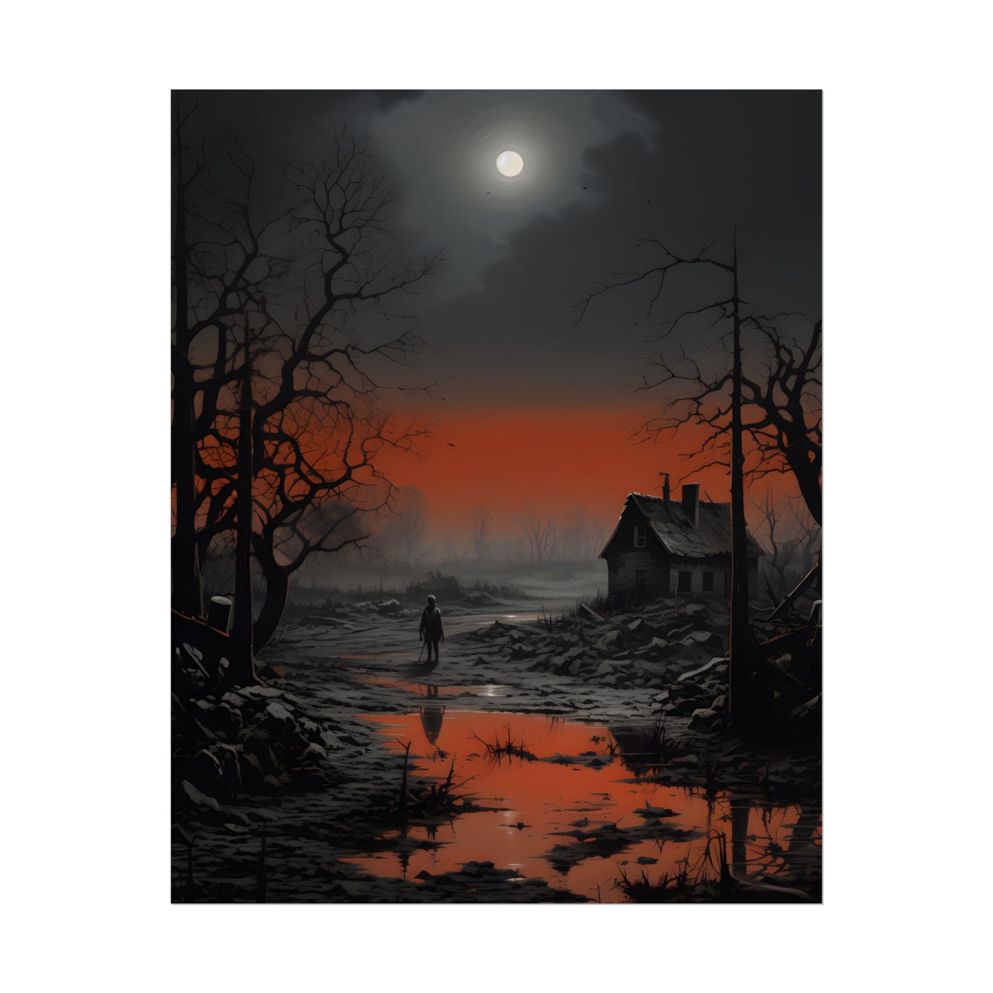 Daytime City Portrait: Outdoors Artwork - Poster