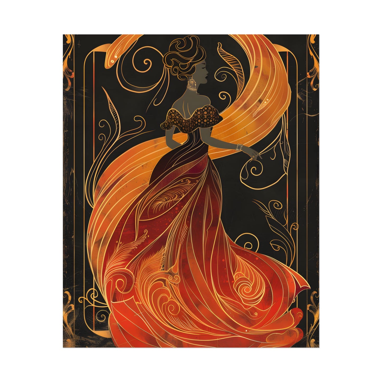Vintage Art Nouveau Elegant Poster: Batch 1 2024 - Poster