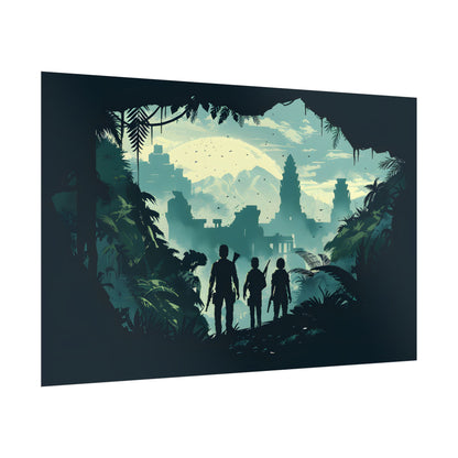 Adventurous Pair: Heroes by Side - Poster