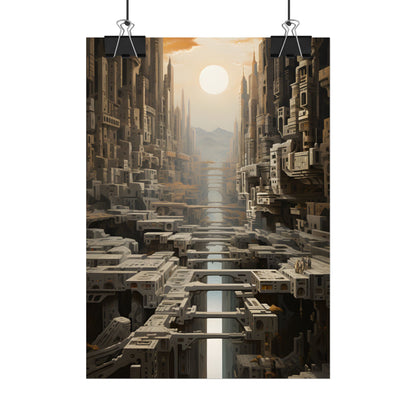 Perfect yet Oppressive: Dystopian Harmony - Poster