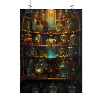 Lab Curiosities: Mysterious Research Space Artwork - Poster