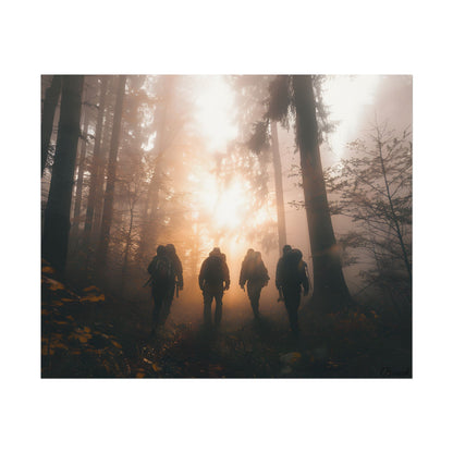 Adventure Through The Mysterious Forest: Group Expedition - Poster