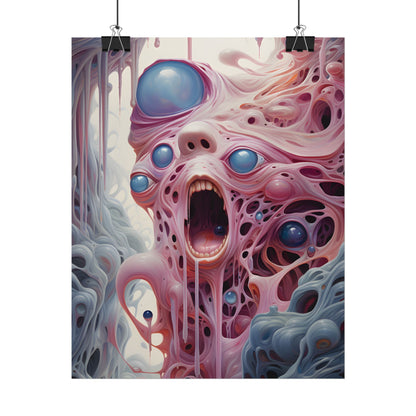 Fabric of Reality: Vibrant Portals and Rifts Artwork - Poster
