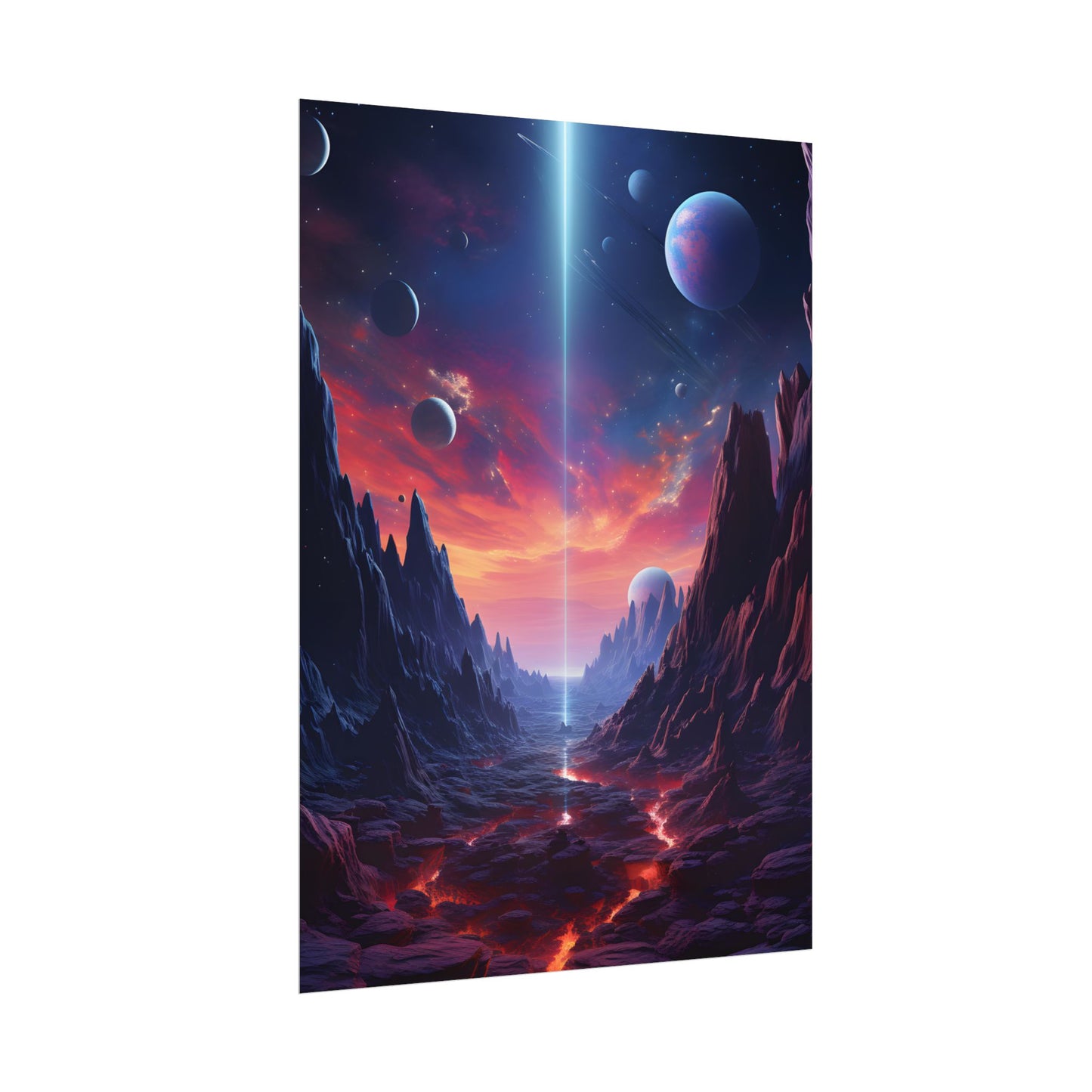 Black Hole Odyssey: A Massive Planet in Space - Poster