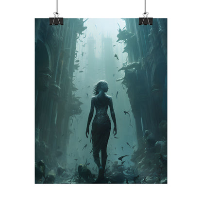 Ancient Underwater City: Hidden Ruins - Poster