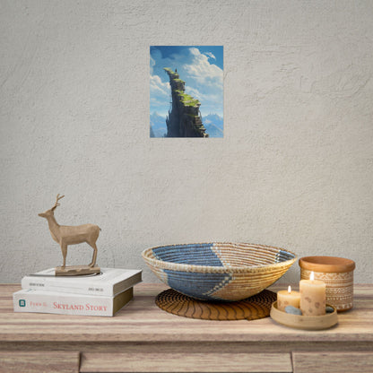 Beautiful Outdoor Moment: A Serene Person in Nature - Poster