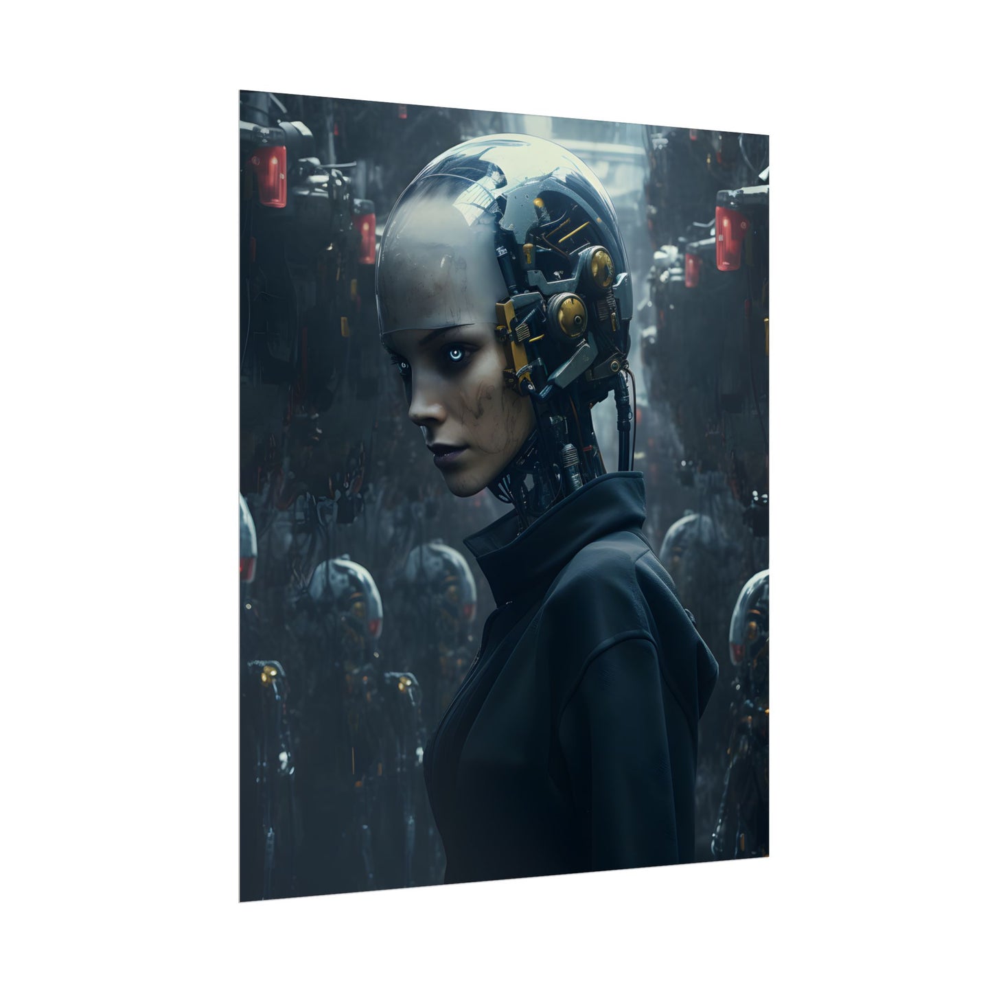 A group of charismatic thieves pull off a daring robotic art heist - Action - Poster