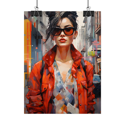 Urban City Style: Fashionista in the City - Poster