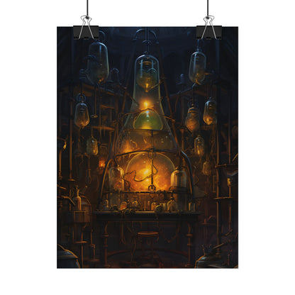 Mysterious Lab: Scientific Secrets in Darkness - Poster