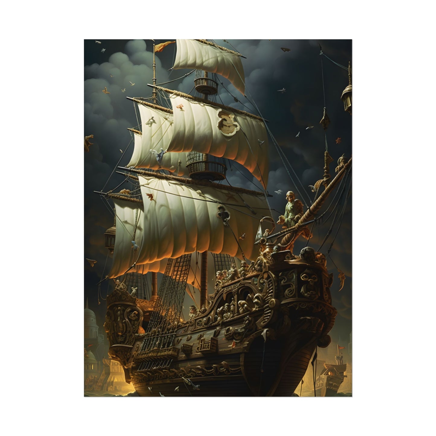 Swashbuckling Time-Traveling Pirate Crew: Artwork - Poster