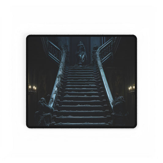 Spooky Gothic Mansion: Haunted Victorian Atmosphere - Desk Mat