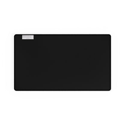 Minimalist Night Scene: Blue-Gray Sky Digital Art - Desk Mat
