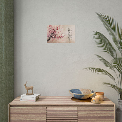 Elegant Cherry Blossom: Japanese Art Photography - Poster