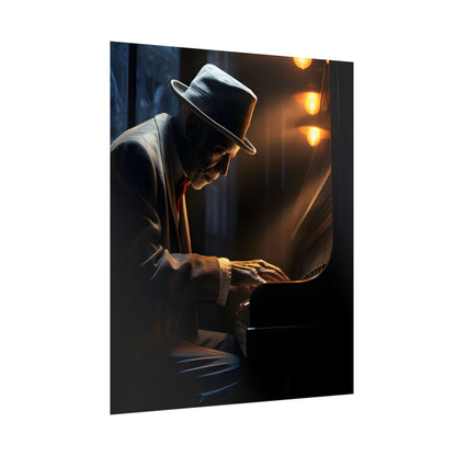 Intricate Piano Moment: Reflections of a Musician - Poster
