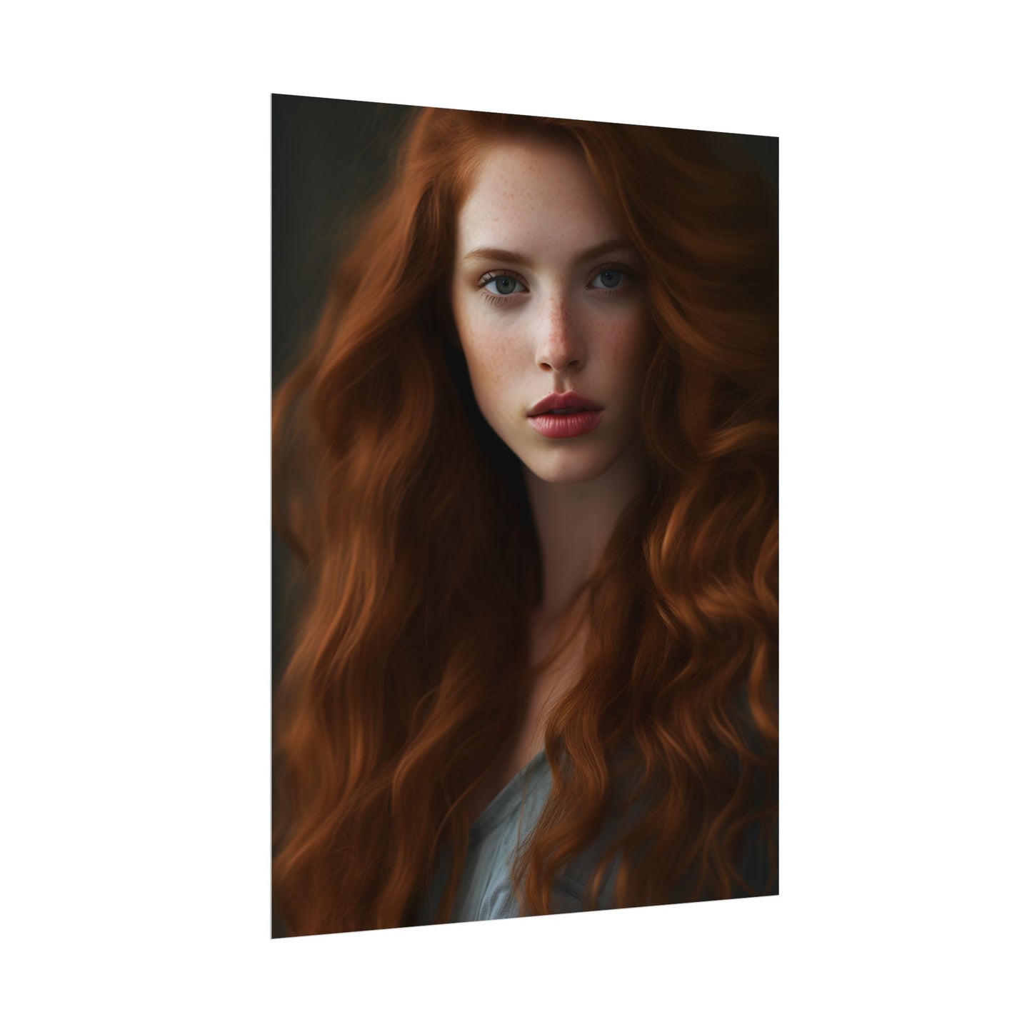 Redheaded Woman: Natural Beauty - Poster