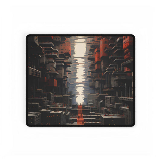 Hope in Desolation: A Dystopian Utopia - Desk Mat