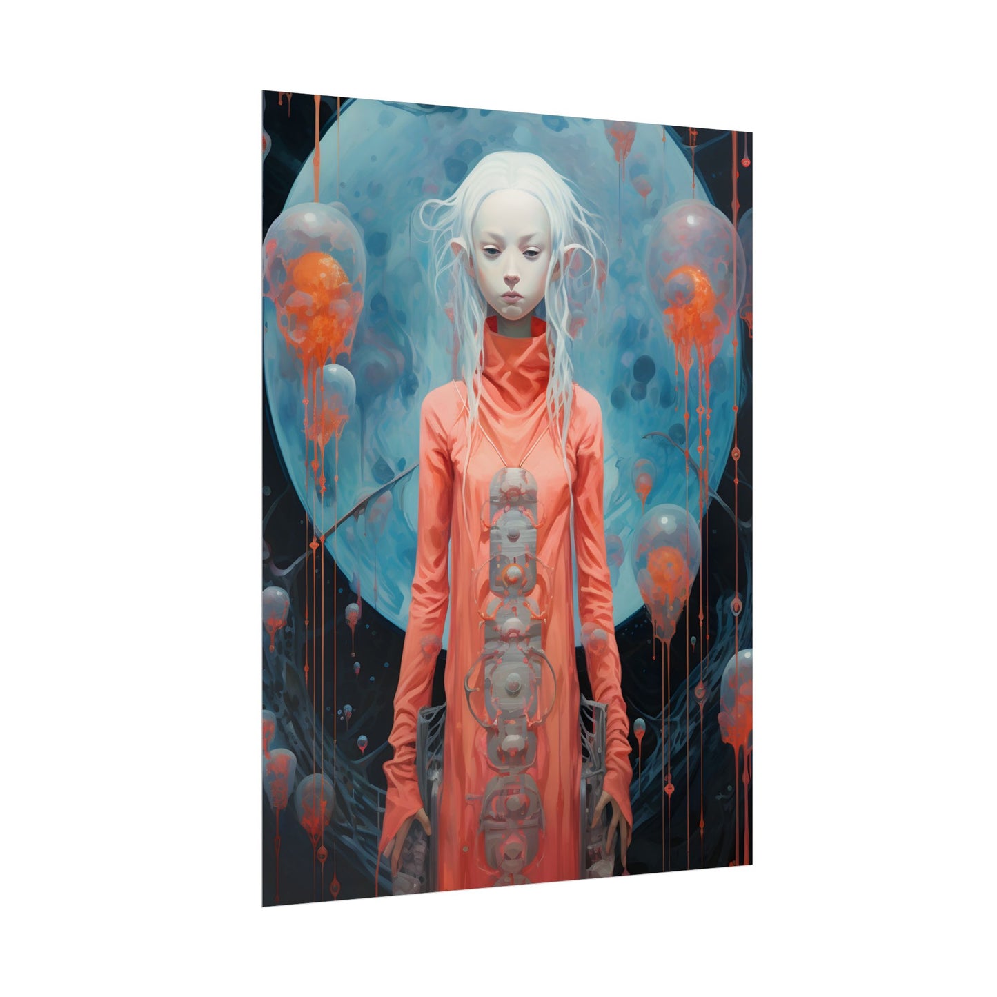 Celestial Dreams: Vibrant Stars and Planets Art - Poster