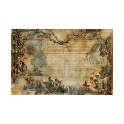 Vintage Biblical Scene: Medieval Art Poster - Poster