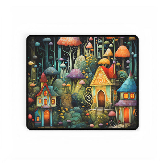 Enchanted Forest Fairies: A Classic Whimsical Artwork - Desk Mat
