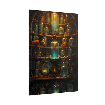 Lab Curiosities: Mysterious Research Space Artwork - Poster