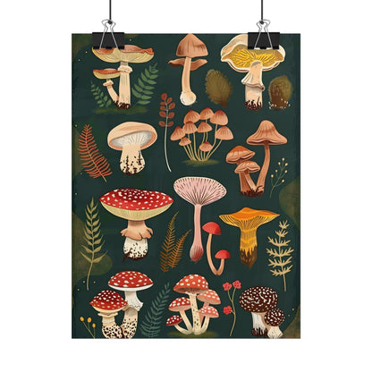 Vibrant Mushroom Poster: 2024 Batch - Poster