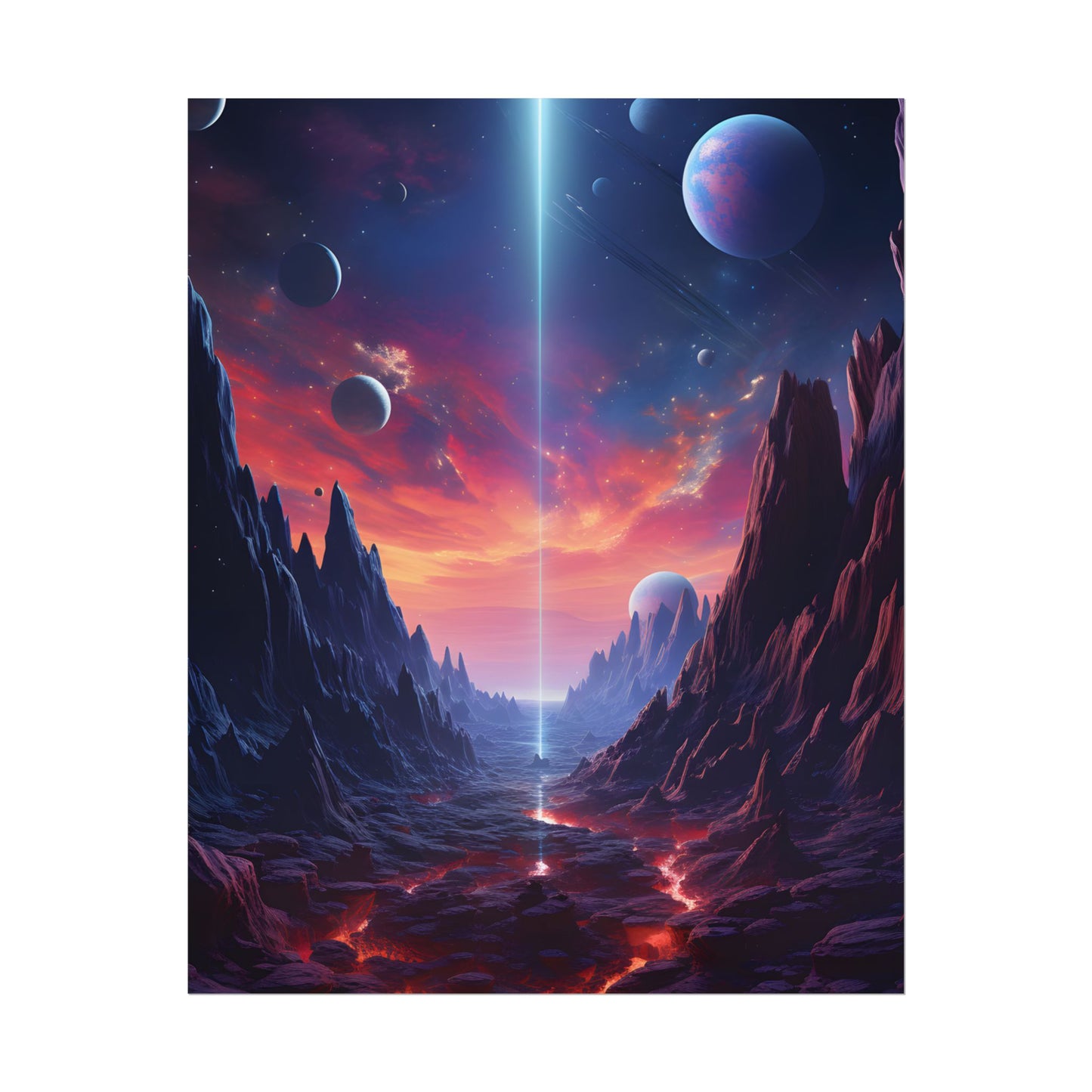 Black Hole Odyssey: A Massive Planet in Space - Poster