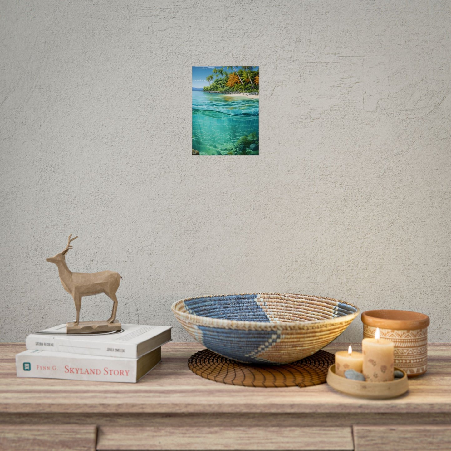 Tropical Island Paradise: Serene Natural Beauty - Poster