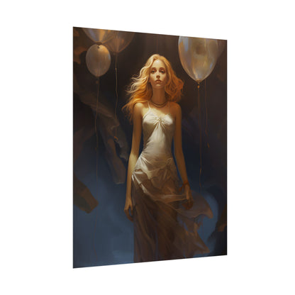 Candid Moment: Person in Nature, Lost in Thought - Poster