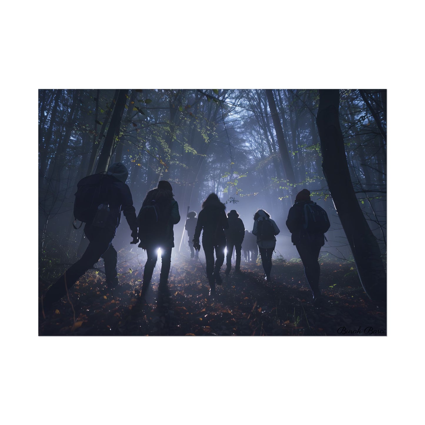 Mysterious Forest Adventure: Exploring with Courage - Poster