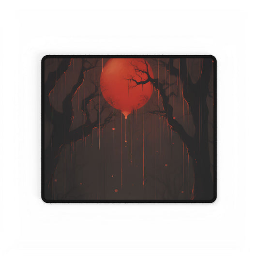 Candid Moment: Intimate Indoor Artwork - Desk Mat