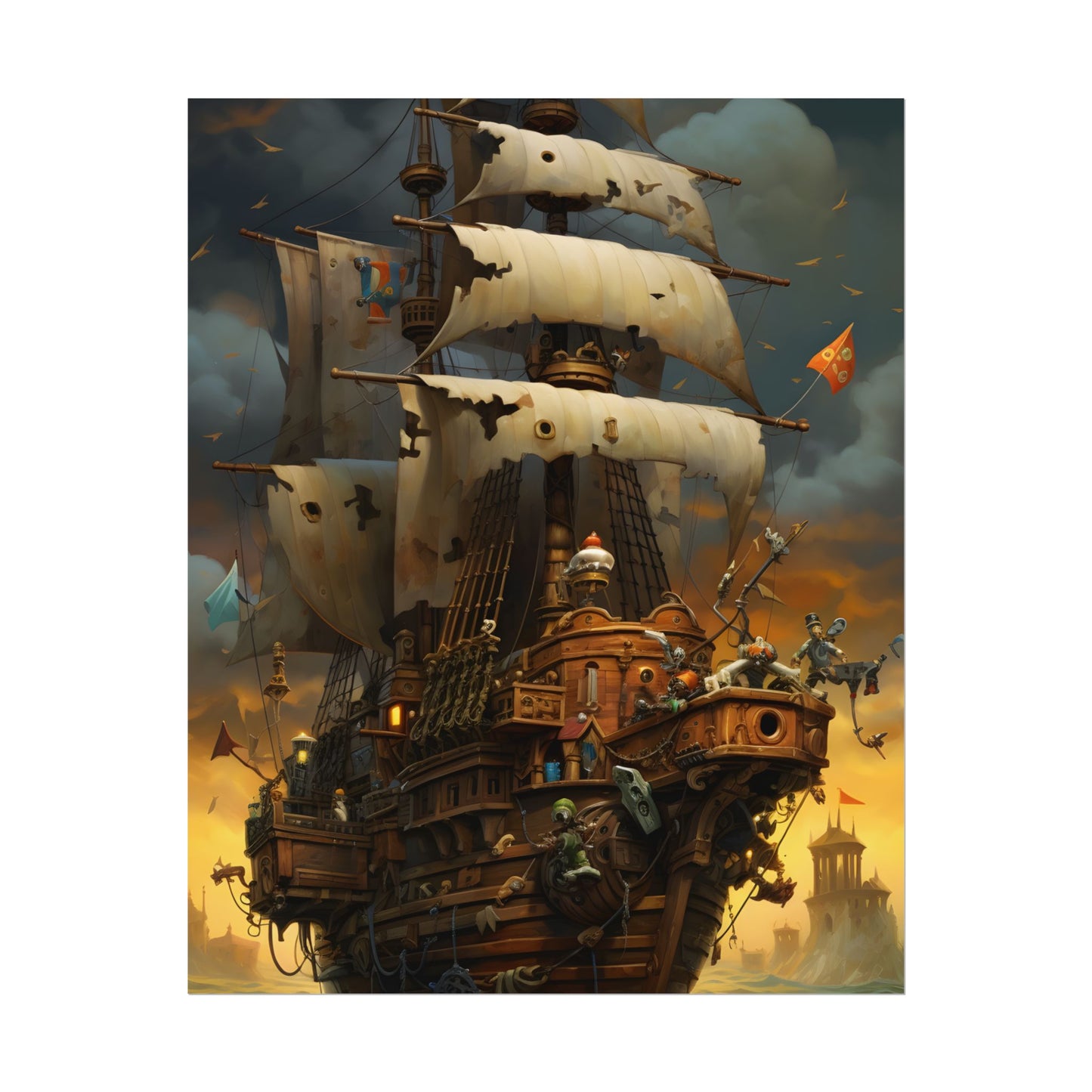 Swashbuckling Time Travelers: Maritime Adventure - Poster