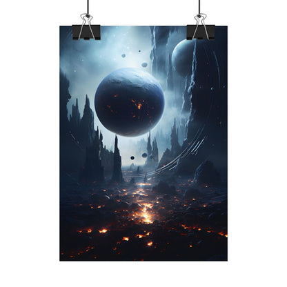 Stellar Encounter: Black Hole Cosmic Mystery - Poster