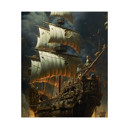 Swashbuckling Time-Traveling Pirate Crew: Artwork - Poster