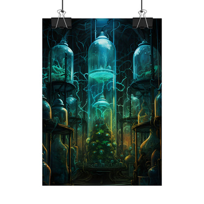 Molecular Secrets: Laboratory Artwork Showcase - Poster