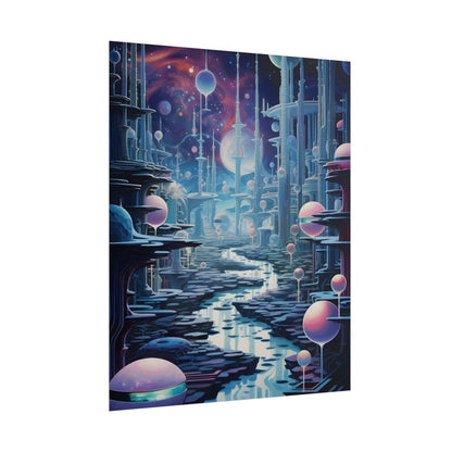 Celestial Art Gallery: Modern Architectural Design - Poster