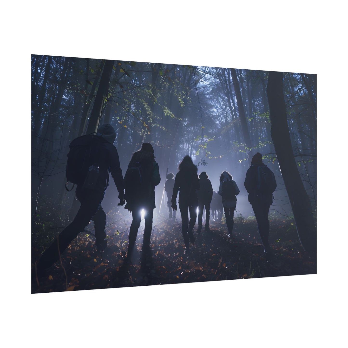 Mysterious Forest Adventure: Exploring with Courage - Poster