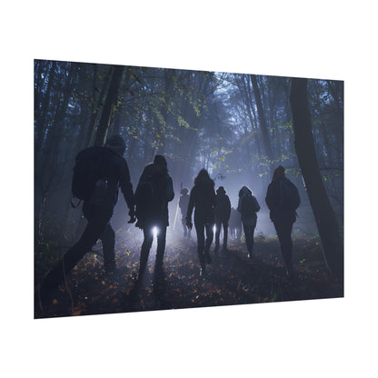 Mysterious Forest Adventure: Exploring with Courage - Poster
