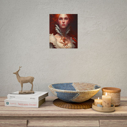 Portrait of a Redhead in Soft Light - Poster