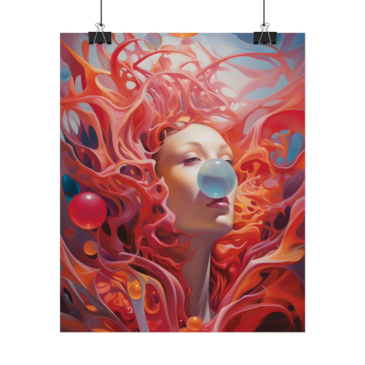 Celestial Landscape: Peaceful Skies and Waterfront Serenity - Poster