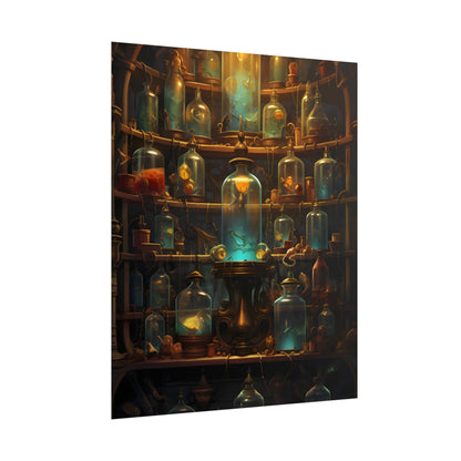 Lab Curiosities: Mysterious Research Space Artwork - Poster